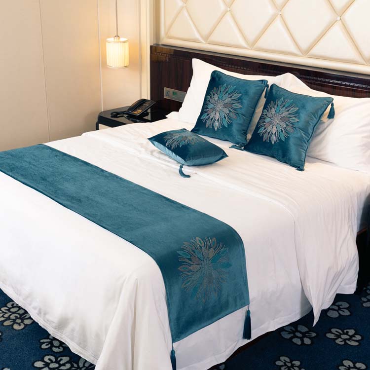 Flannelette bed flag bed end towel