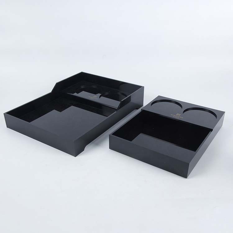 Explosive Acrylic Wash Storage Box Printed Logo Tooth Box Custom Hotel