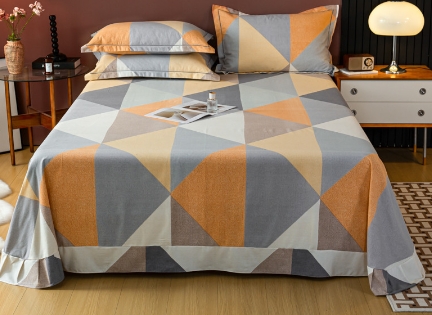 Cotton lint bed sheet